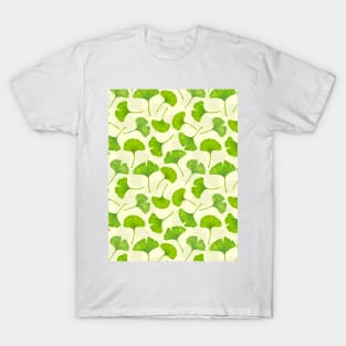 Ginkgo leaves on off white T-Shirt